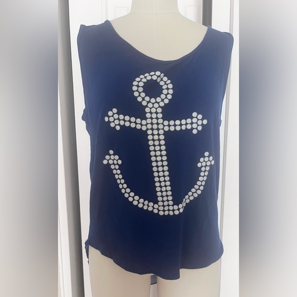 Anchor printed tank top - Picture 1 of 4